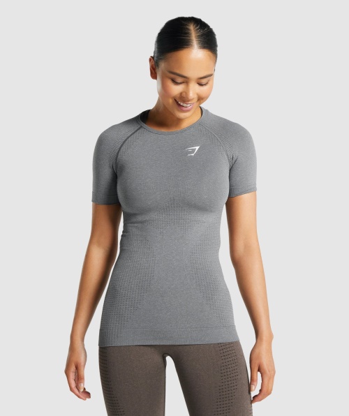 Gymshark Vital Seamless 2.0 T-shirt Smokey Grey Marl