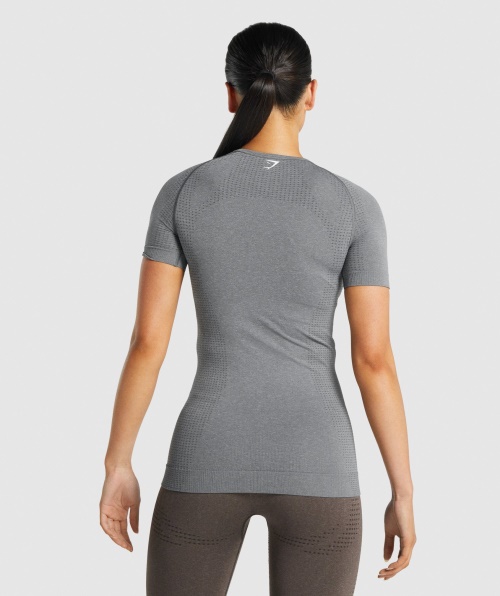 Gymshark Vital Seamless 2.0 T-shirt Smokey Grey Marl