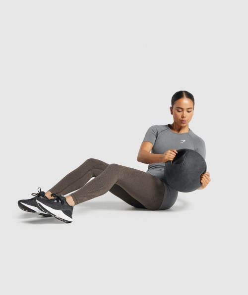 Gymshark Vital Seamless 2.0 T-shirt Smokey Grey Marl