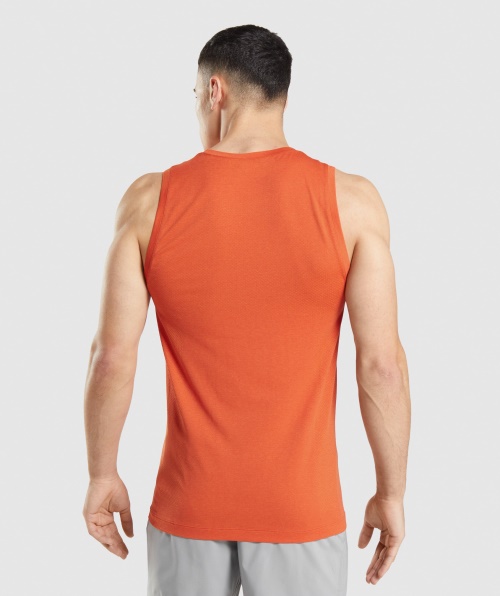 Gymshark Vital Seamless Light Tank Mamão Laranja Marl