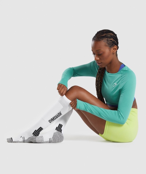 Meias De Levantamento De Peso Gymshark Brancas