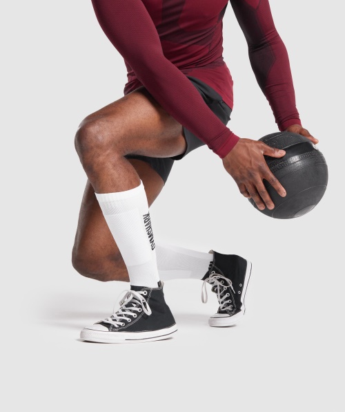 Meias De Levantamento De Peso Gymshark Brancas