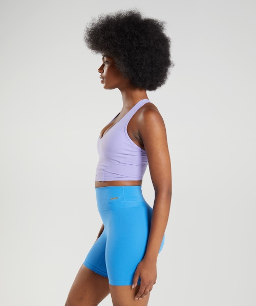 Gymshark Whitney Crop Tank Wildflower Roxo
