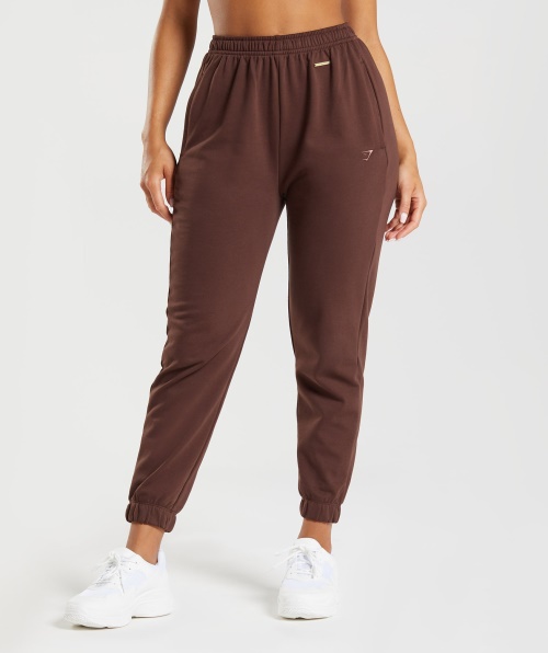 Gymshark Whitney Joggers Soltos Reacender Marrom