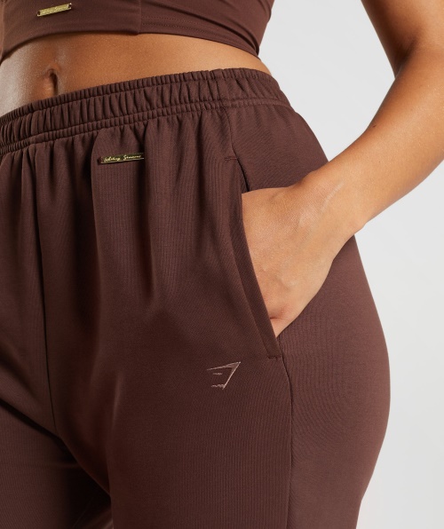 Gymshark Whitney Joggers Soltos Reacender Marrom