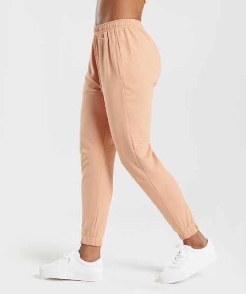 Gymshark Whitney Joggers Soltos Bege Pôr Do Sol