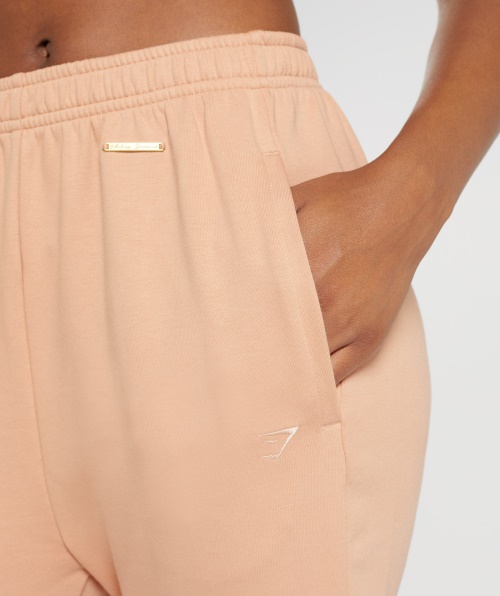 Gymshark Whitney Joggers Soltos Bege Pôr Do Sol