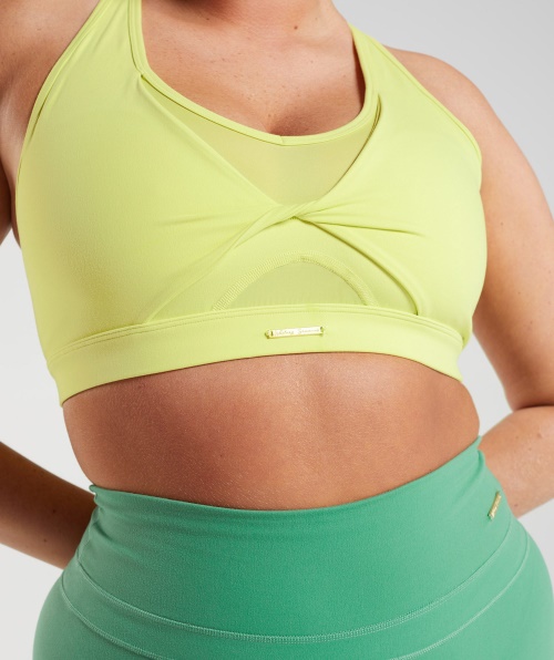 Sutiã Esportivo Gymshark Whitney Mesh Verde Algas Marinhas